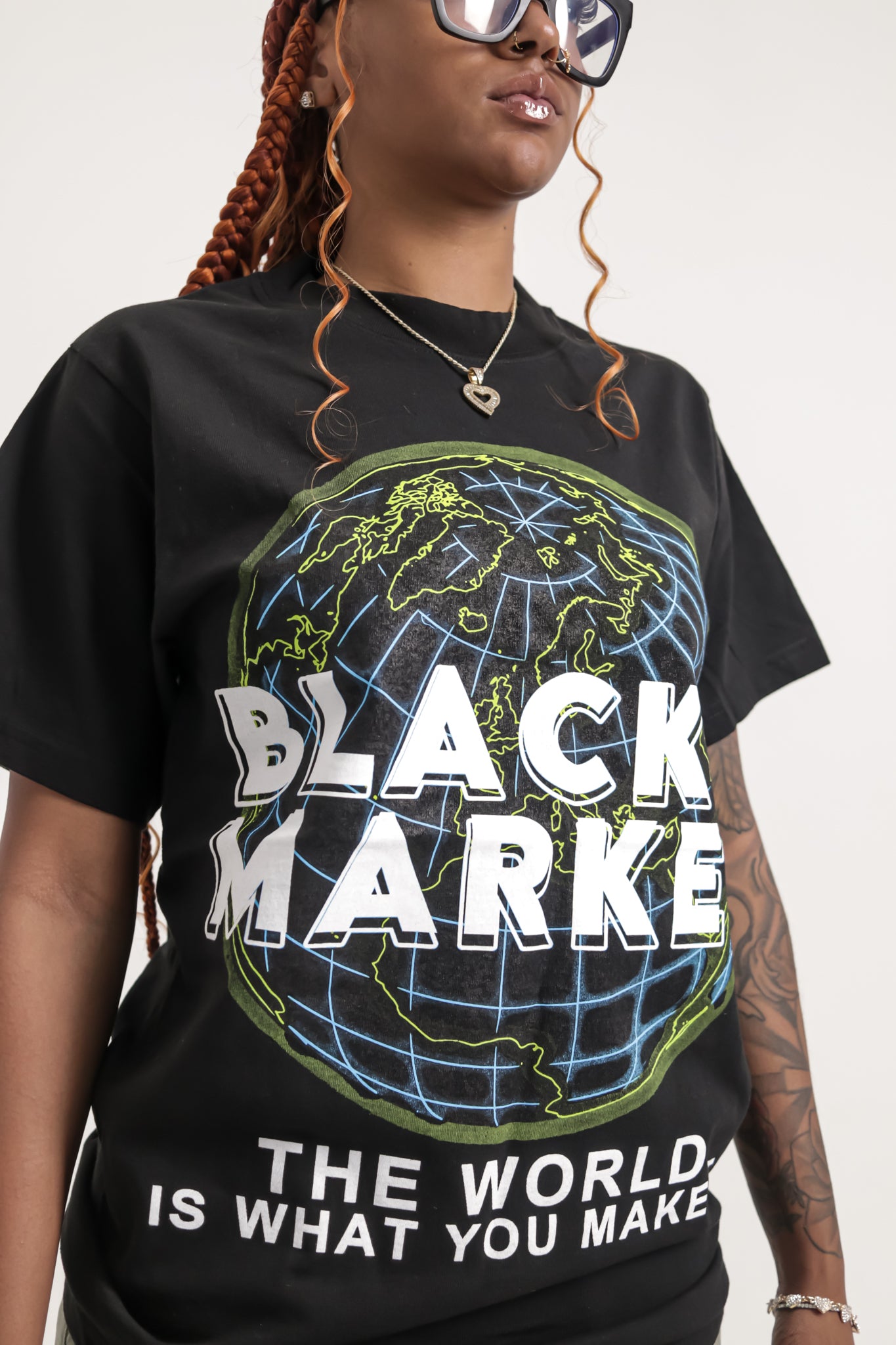 The world is what you make it- Black