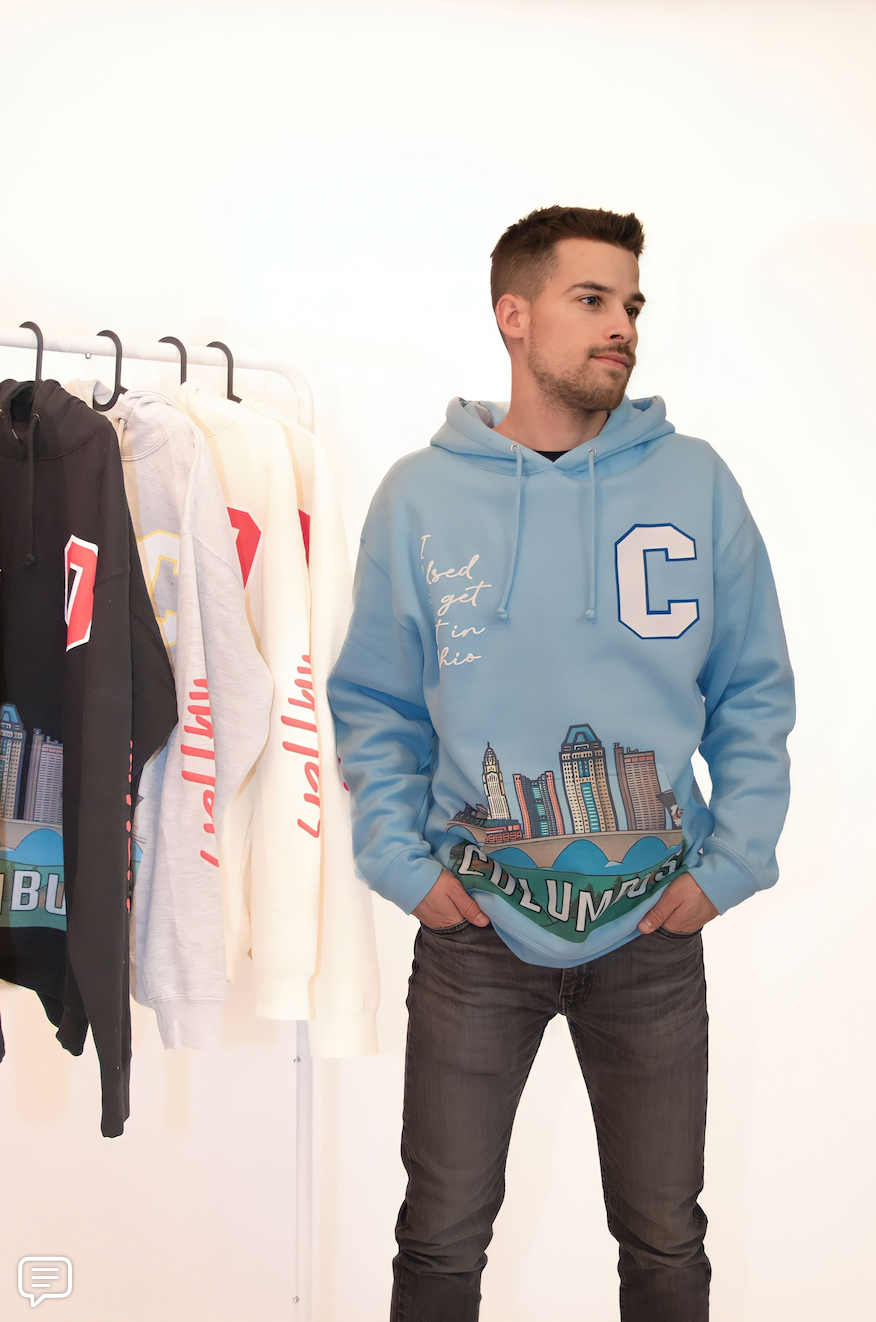 I used to get it in Ohio by Black Market Vintage Sky Blue